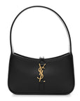 Smooth Calfskin Le 5 A 7 Mini Hobo Black