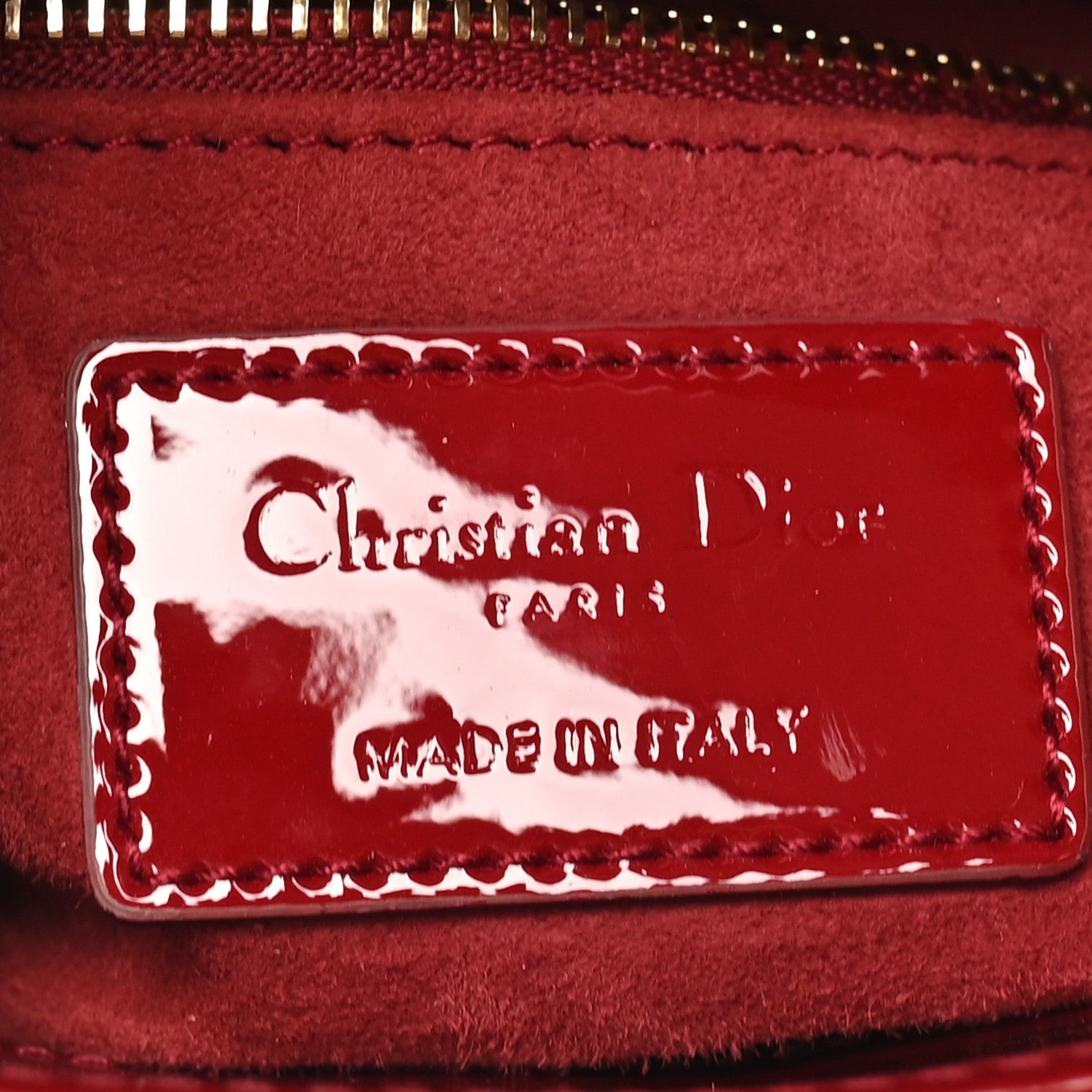 Patent Cannage Mini Lady D1OR Red