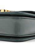 Shiny Calfskin Teen Triomphe Petrol