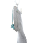 Lambskin Malletage Alma Nano Lagoon Blue