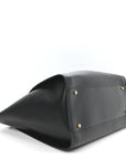Caviar Medium Studded Deauville Tote Black
