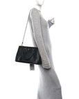 Saffiano Small Galleria Double Zip Tote Black