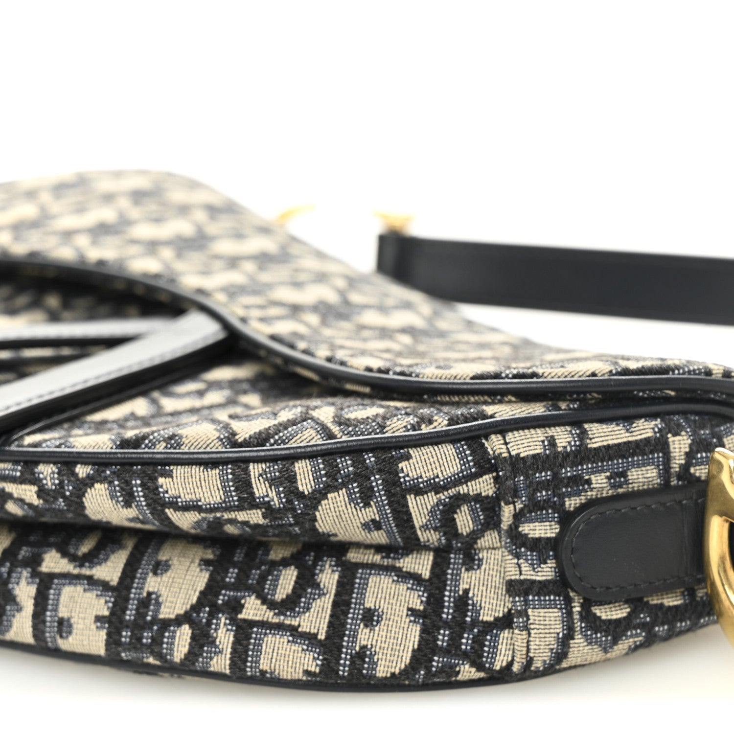Oblique Saddle Bag Blue