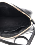 Calfskin Matelasse Monogram Lou Camera Bag Black