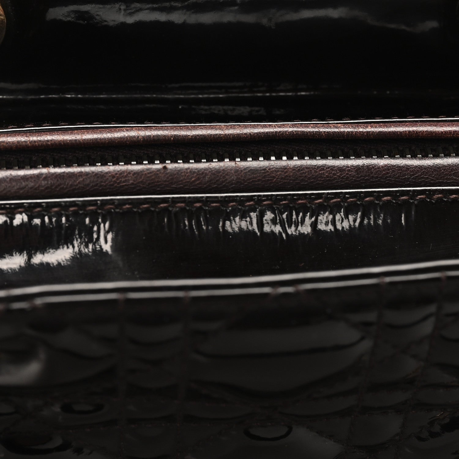 Patent Cannage Medium Lady D1OR Dark Brown