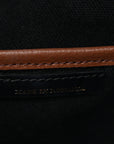 Grainy Calfskin House Check Medium Banner Tote Tan