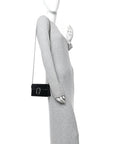 Velvet Super Mini Dionysus Shoulder Bag Black