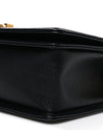 Caviar Quilted Medium Boy Flap Black