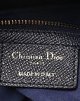 Grained Calfskin Saddle Bag Navy