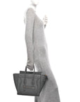 Baby Drummed Calfskin Micro Luggage Kohl