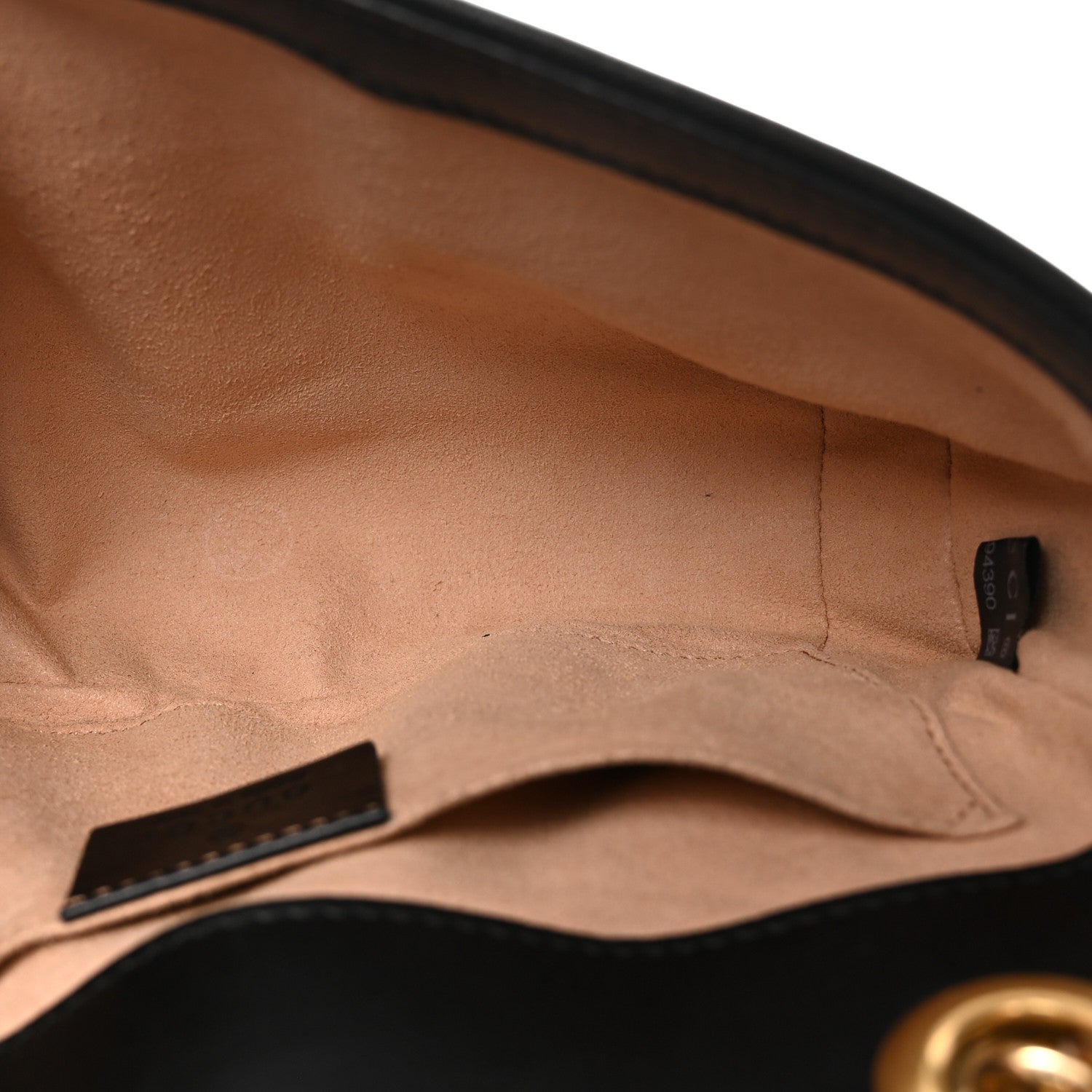 Calfskin Matelasse Mini GG Marmont Shoulder Bag Black