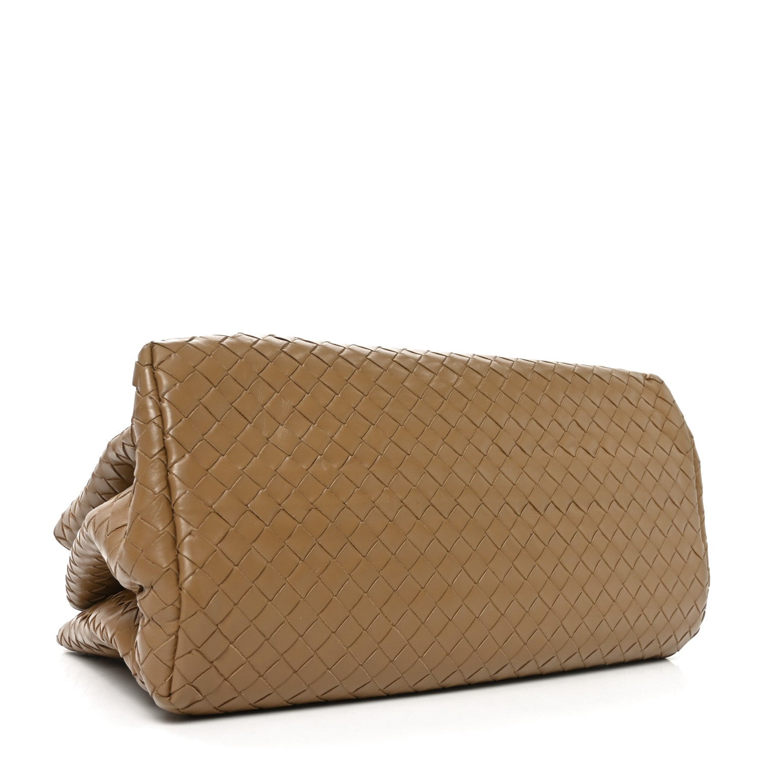 Nappa Intrecciato Small Roma Tote New Cigar