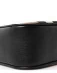 Giant Check Calfskin Large Camera Bag Black
