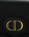 Grained Calfskin Large Bobby Flap Black