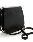 Box Calfskin Medium Bobby Frame Flap Black