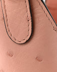 Snakeskin Ostrich Calfskin Small Jackie 1961 Hobo Pink Multicolor