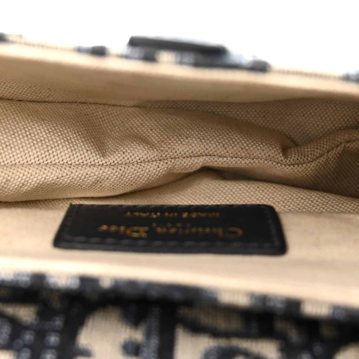 Oblique Mini Saddle Bag Blue