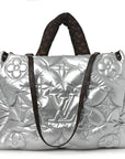 Econyl Monogram Pillow Giant Onthego GM Silver