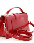 Glazed Calfskin Le Grand Bambino Red