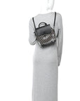 Goyardine Calfskin Mini Alpin Backpack Black