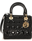 Patent Cannage Medium Lady D1OR Dark Brown