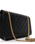 Aged Calfskin Quilted 2.55 Reissue 226 Flap Black