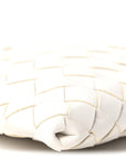 Calfskin Intrecciato Mini Hop White