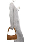 Suede Shearling Le Bisou Doux Camel