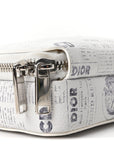 X DANIEL ARSHAM Grained Calfskin Newspaper Messenger White