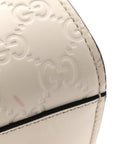 GCCIssima Medium Padlock Shoulder Bag Black Mystic White