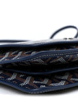Goyardine Plumet Wallet Clutch Navy