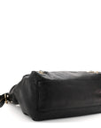 Chevre Gold Metallic Edge Hardware Velo Black