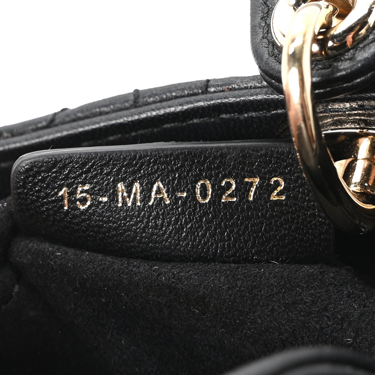 Lambskin Cannage Micro Lady D1OR Black