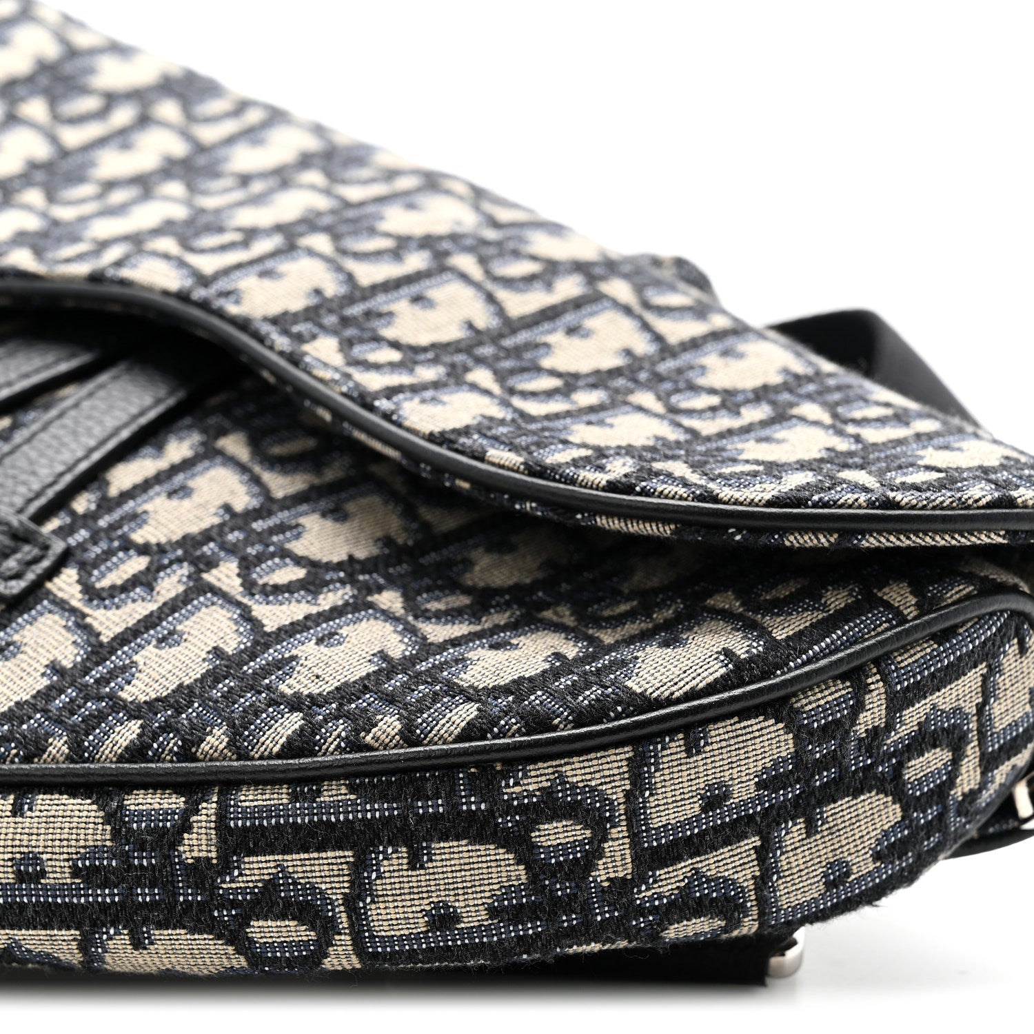 Oblique Mens Saddle Bag Blue