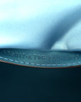 Metallic Cuoio Roma Sellerissima Nappa Sintetica Tape Stitch Mini Baguette Placca Argento