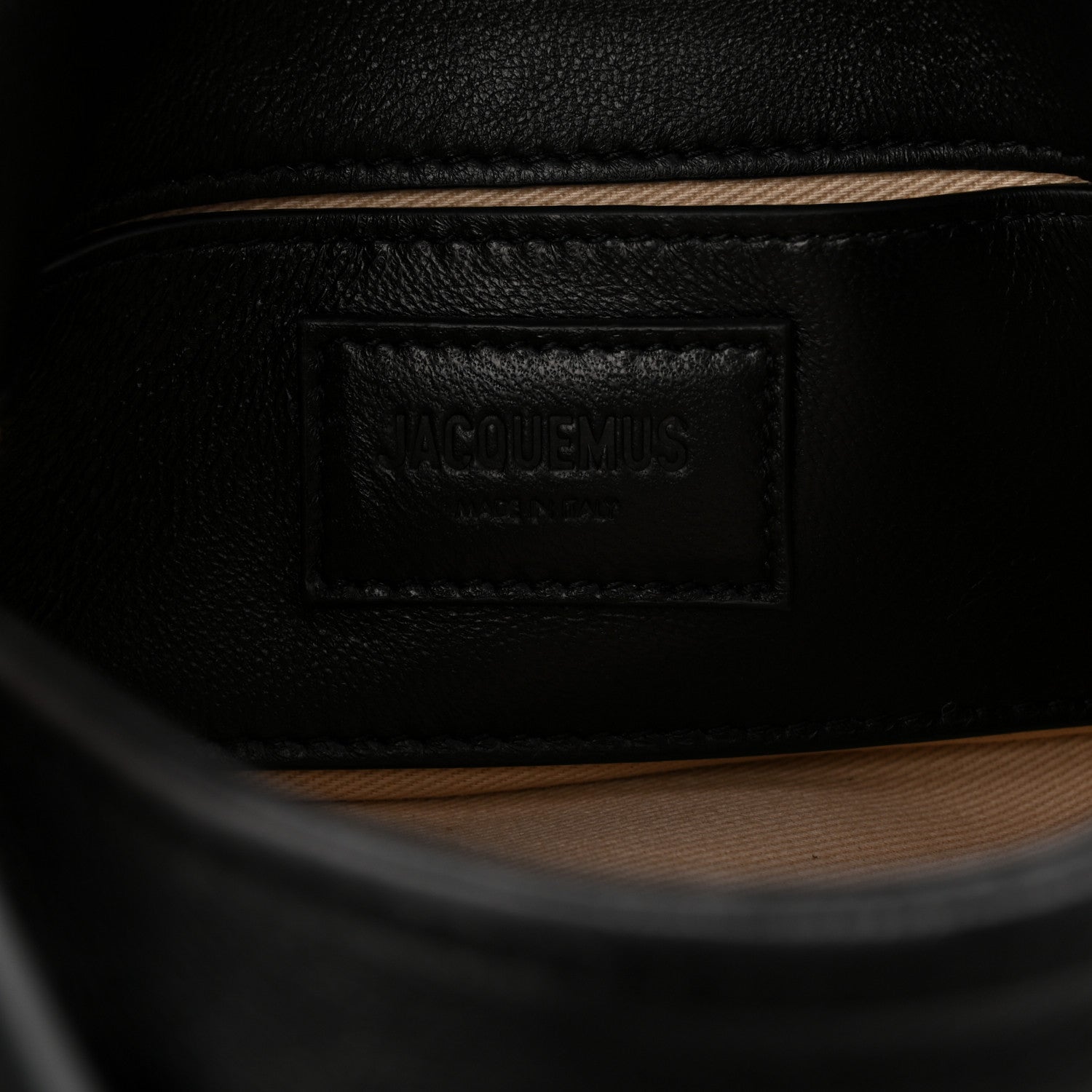 Padded Lambskin Le Petit Bambimou Black
