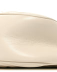 Calfskin Matelasse Small GG Marmont Chain Shoulder Bag White