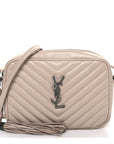 Calfskin Matelasse Monogram Lou Camera Bag Marble Pink