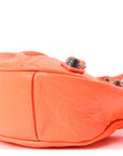 Agneau Arena Le Cagole Shoulder Bag XS Orange