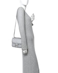 Metallic Chevre Chamkilight Constance 18 Argent