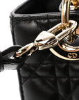 Lambskin Cannage Small My ABCD1OR Lady D1OR Black