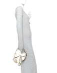 Niloticus Crocodile Himalaya Mini Saddle Bag Latte