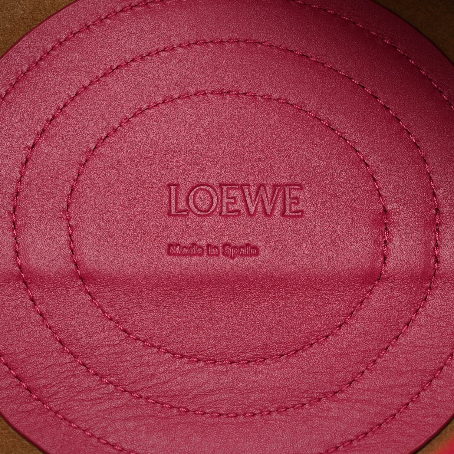 Shiny Nappa Calfskin Small Paseo Bag Magenta