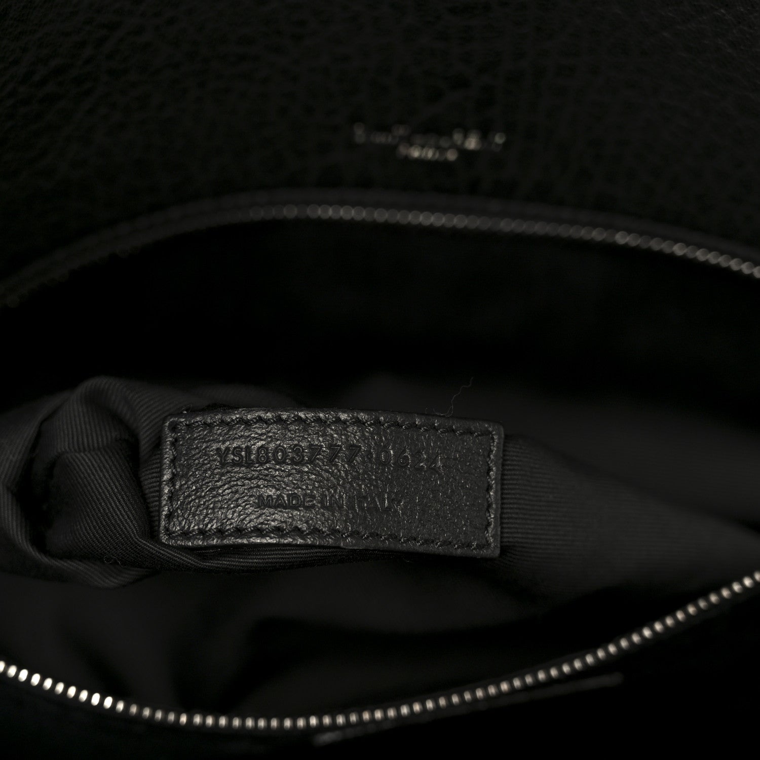 Grained Lambskin Monogram Large Niki Chain Satchel Black