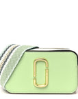 Saffiano Small Snapshot Camera Bag Mint Multicolor