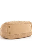 Gaufre Lambskin Cannage Delices Tote Beige
