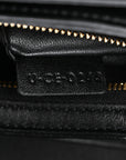 Shiny Calfskin Medium Triomphe Black