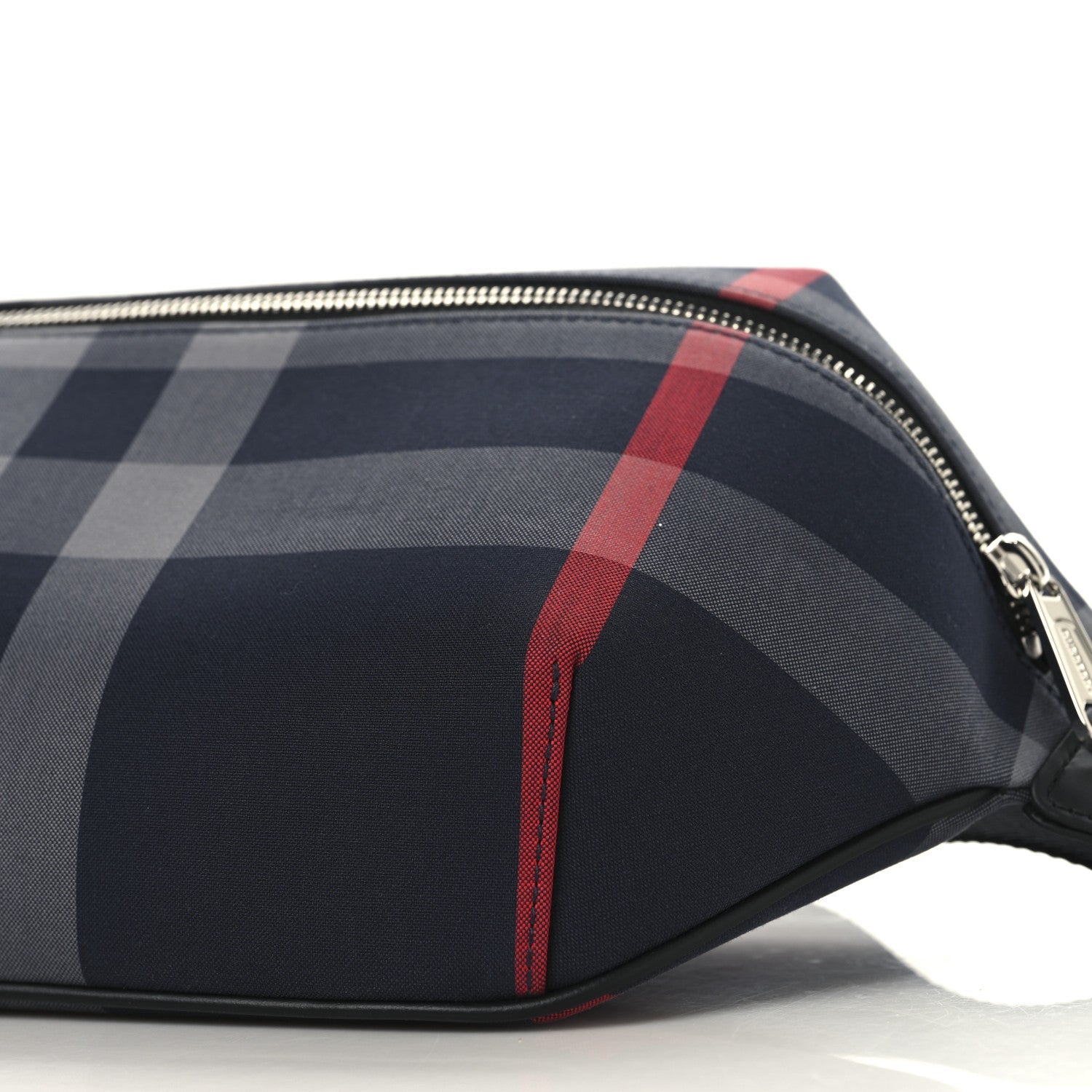 House Check Sonny Bum Bag Navy Grey