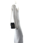 Calfskin Matelasse Mini GG Marmont 2.0 Bucket Bag Black