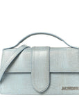 Calfskin Lizard Embossed Le Grand Bambino Light Blue